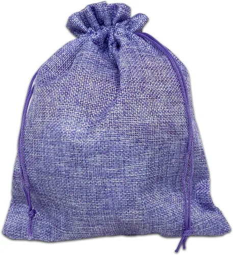 Vista 15 de TheDisplayGuys - Paquete de 12 bolsas de regalo de arpillera natural de 4 x 6 pulgadas con cordón (marrón natural, pequeña) para recuerdos
