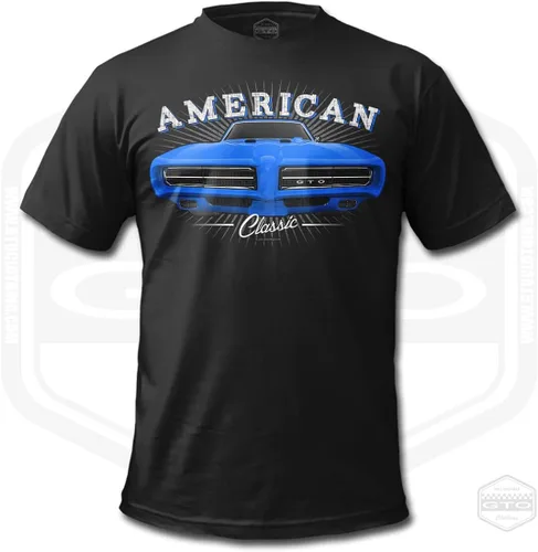 Vista 8 de 1969 GTO Tribute - Camiseta para hombre, color negro, idea de regalo para fanáticos del coche americano S-6XL Fabricado en Estados Unidos