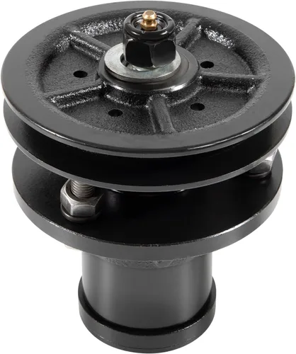 Vista 9 de Kit completo de ensamblaje de eje 50051388, piezas de repuesto y polea de tracción 50074053 con todos los accesorios. Compatible con Bush Hog RDTH