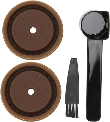 Vista 7 de 5 cápsulas de café reutilizables Vertuo, cápsulas de café recargables, compatibles con máquina de café Nespresso Ver0tuo, con 2 cápsulas de café