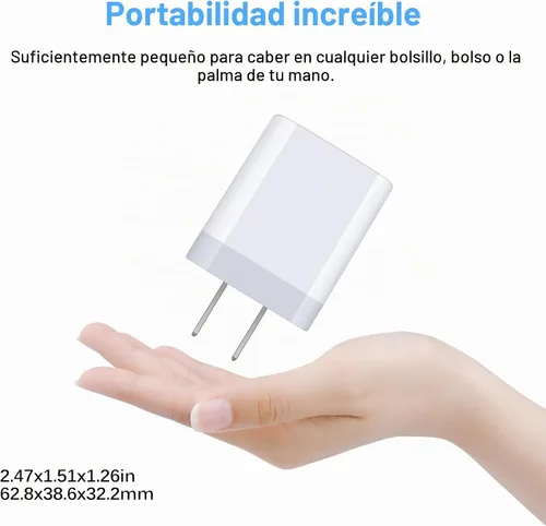 Vista 7 de Bloque de carga rápida para Samsung Galaxy A17 A16 5G, A15, A56, A35, S25 Ultra, S24Fe, A54, Z Fold/Flip7, A14, A53, S23, A23; iPhone 16 Pro Max 15