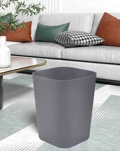 Vista 3 de Cubo de basura pequeño de 2 galones, cubo de basura cuadrado para baño, dormitorio, cocina, encimera debajo del fregadero