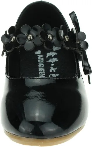 Vista 2 de Maxu Kids PU Flower Slip on Flats Fashion Oxford