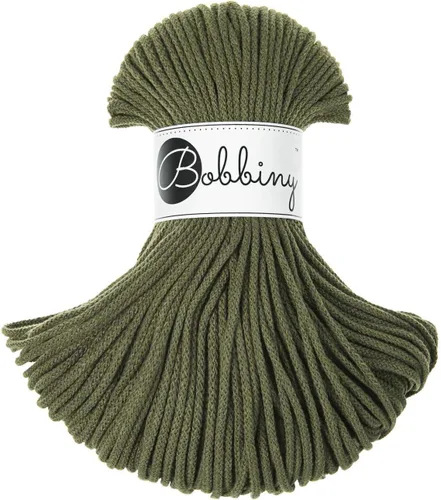 Vista 21 de Bobbiny - Cordón trenzado de macramé junior de 3 mm, 108 yardas/330 pies (rojo vino)