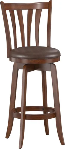 Vista 17 de Hillsdale Savana Taburete de cocina de madera, 29.5 pulgadas de alto, negro