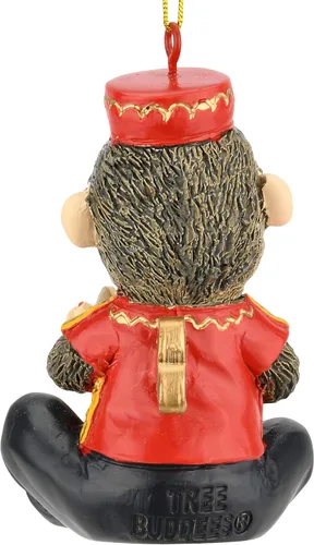 Vista 5 de Tree Buddees Retro Wind Up Toy Platillos Monos Divertidos Adornos de Navidad