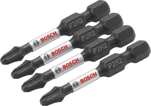 Vista 10 de Bosch ITP2R21B, paquete de 10 brocas de inserción para destornillador Impact Tough de 1 pulg. Phillips/Square #2