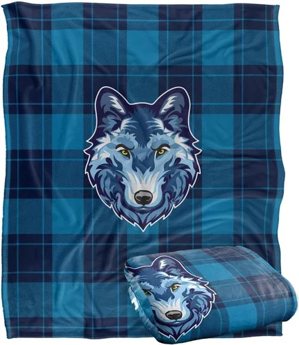 Vista 53 de LOGOVISION St John's University Campus Plaid Spirit Silky Touch Manta súper suave 36 x 58 pulgadas
