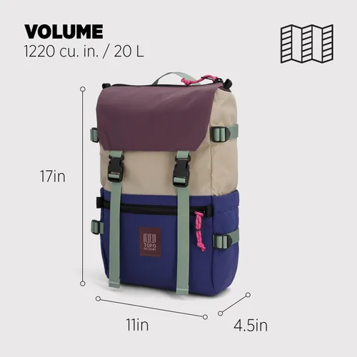 Vista 24 de Topo Designs Rover Pack Clásico, asfalto/negro, Tamaño único, Rover Pack Clásico