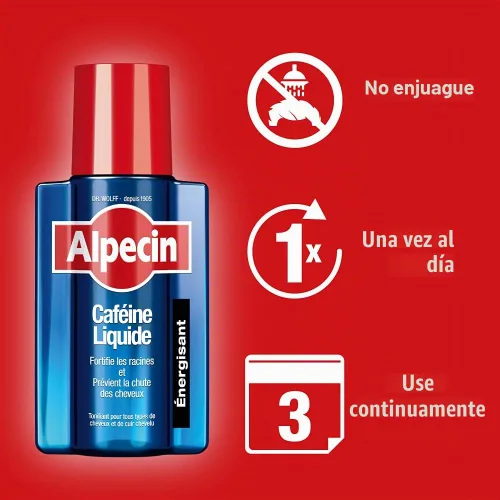 Vista 5 de Alpecin After Shampoo Liquid Hair Growth Energizer 200 Ml