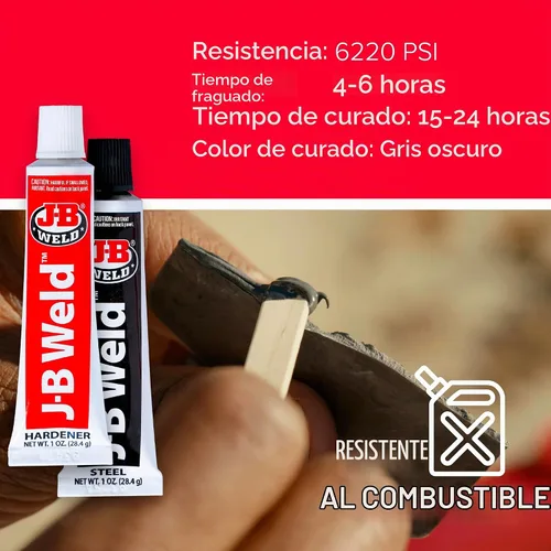 Vista 7 de J-B Weld 8265S Original - Epoxi reforzado de acero de soldadura en frío - 2 onzas