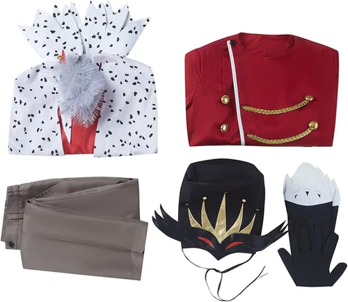Vista 3 de AwwwCos Cosplay Costume Men Cloak Tops Pants Full Set with Hat Unisex Outfits Halloween Props