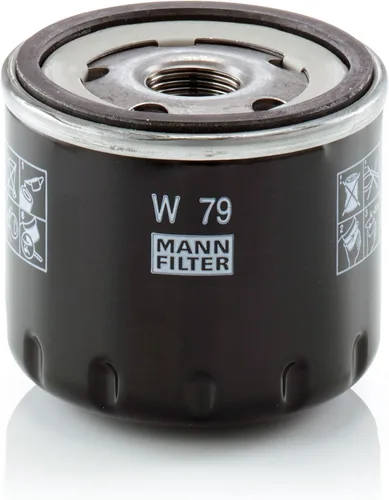 Vista 2 de MANN-FILTER W 79 Filtro de aceite - CARS + TRANSPORTERS, negro
