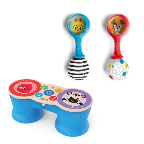 Vista 10 de Baby Einstein Upbeat Tunes Magic Touch - Tambor de madera Juguete musical, a partir de 6 meses