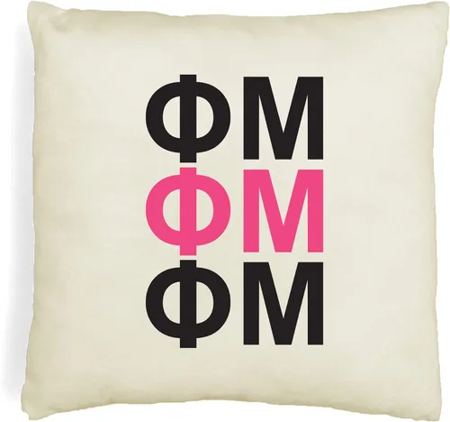 Vista 56 de sockprints Alpha Chi Omega - Funda de almohada con letras griegas de 18 x 18 pulgadas, fundas de almohada para hermandad de hermandad, almohada