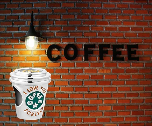 Vista 8 de Latte Art - Abalorio para taza de café compatible con pulseras Pandora