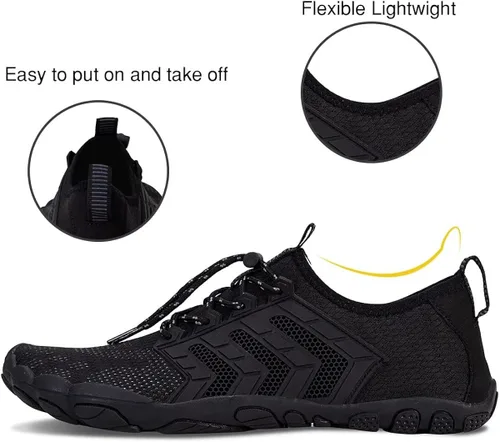 Vista 4 de Water-Shoes-Mens-Womens Quick-Dry Barefoot-Swim Diving Shoes-Aqua-Socks for Sports Climbing Beach Surf