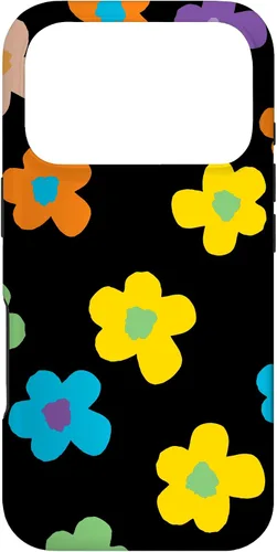 Vista 30 de Cute Flower Pattern Multicolor Wildflower Floral Yellow Case for iPhone 17