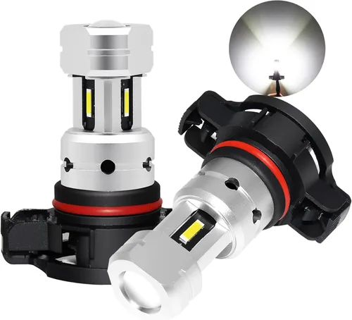 Vista 9 de PHINLION PSX24W 2504 - Bombillas LED amarillas antiniebla de 3800 lúmenes súper brillantes CSP 12276, reemplazo para lámparas antiniebla de coche