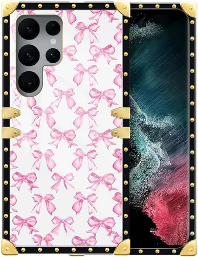 Vista 7 de Funda compatible con Samsung Galaxy S22 Ultra, funda protectora de TPU suave a prueba de golpes de 4 libélulas en la flor para Samsung Galaxy S22