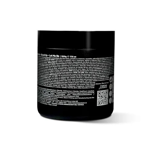 Vista 2 de Let Me Be Black Máscara Blond Up Silver Efecto 500g (17.6 oz)