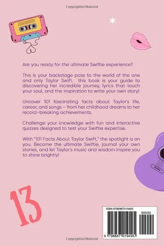 Vista 2 de 101 Facts About Taylor Swift Quizzes, Quotes, Journals, and More!
