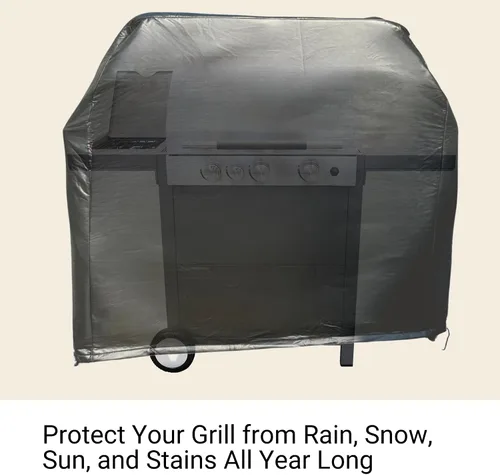 Vista 7 de Formosa - Funda impermeable para parrilla independiente para barbacoa, duradera y grande, protege tu barbacoa, S se adapta a parrillas de Weber