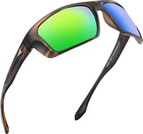 Vista 20 de KastKing Huzzah - Lentes de sol deportivos, polarizados y con protección ultravioleta, para hombres y mujeres, ideales para conducir, pescar, hacer