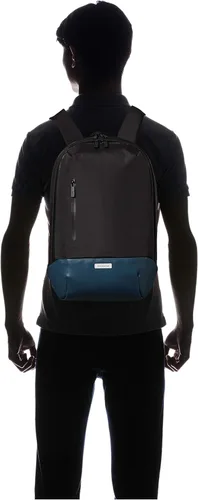 Vista 7 de Moleskine Men's Women's Metro Backpack, 15-Inch Laptop Storage, Business Backpack, Black x Sapphire Blue