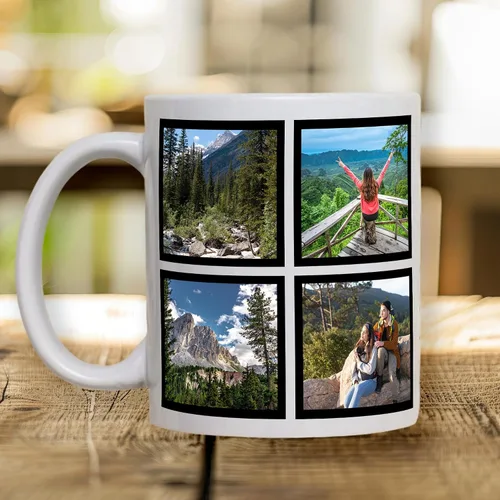 Vista 14 de Taza de cerámica personalizada con fotos, taza de café personalizada, personalizable con imágenes, texto, fotos, logotipos - Taza de café