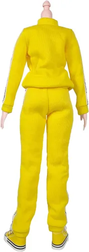 Vista 2 de Proudoll Ropa deportiva de traje deportivo, sudadera y sudadera para correr, zapatos de lona para muñecas BJD de 1/3 de 23.6 in y 24 pulgadas