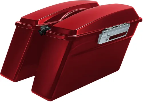 Vista 20 de SLMOTO Alforjas rígidas para Harley Electra Road King Glide 1994-2013 peltre Denim