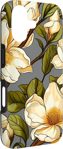 Vista 3 de Botanical Garden Magnolia Flower Case for iPhone 17