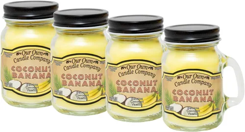 Vista 24 de Grandma's Kitchen - Mini vela perfumada en tarro Mason de Our Own Candle Company, 3.5 onzas (paquete de 4)