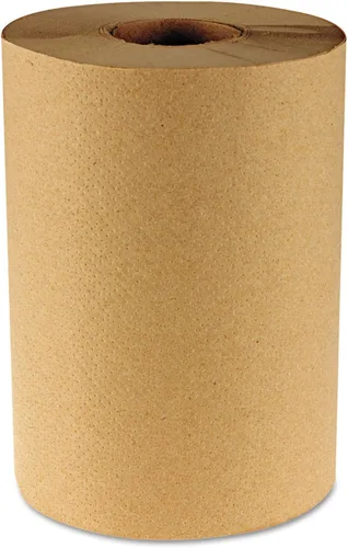 Vista 6 de Boardwalk 6252 Toallas de papel Hardwound, 8 pulgadas x 350 pies, 1 capa natural (caja de 12 rollos)
