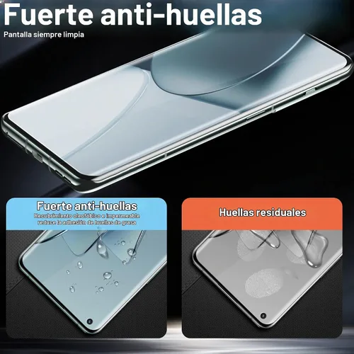 Vista 5 de Orzero Paquete de 3 protectores de pantalla de TPU compatibles con OnePlus 10 Pro 5G (no vidrio), protector de pantalla de alta calidad, alta