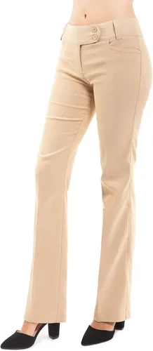 Vista 166 de Design by Olivia Pantalones de oficina de corte holgado para mujer