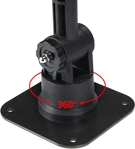 Vista 4 de Soporte de pared para luz de video compatible con todas las luces de anillo, luces RGB y lámparas de fotografía