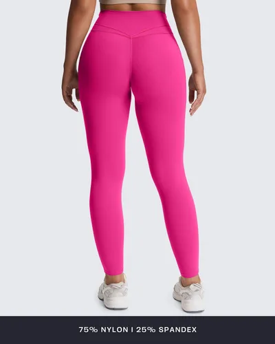 Vista 71 de Aoxjox Trinity - Pantalones de yoga de cintura alta con bolsillos para mujer, control de abdomen, cintura cruzada, leggings de entrenamiento suaves