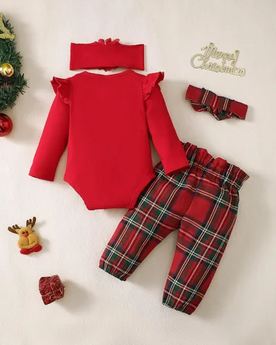Vista 44 de SUNNY PIGGY Ropa para bebé recién nacida, con volantes, mameluco de algodón floral, conjunto de pantalones de algodón para niñas