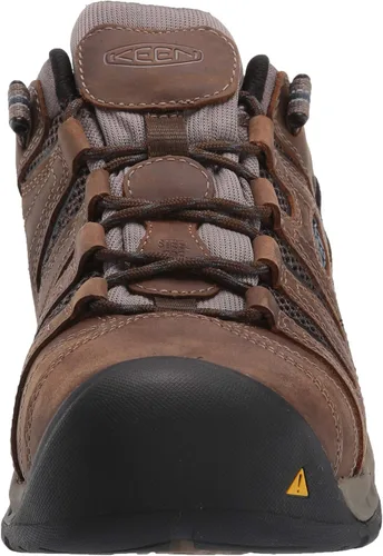 Vista 2 de KEEN Utility Flint 2 - Zapatos de trabajo de construcción duraderos e impermeables con punta de acero para hombre