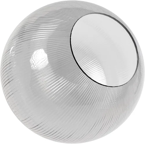 Vista 22 de KastLite Globo de poste de lámpara de acrílico de bronce de 6 pulgadas Textura suave con apertura sin cuello de 2.81 pulgadas Fabricado