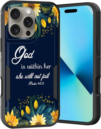 Vista 92 de Funda para iPhone Air, doble capa híbrida resistente resistente a prueba de golpes de policarbonato duro + funda protectora de silicona suave