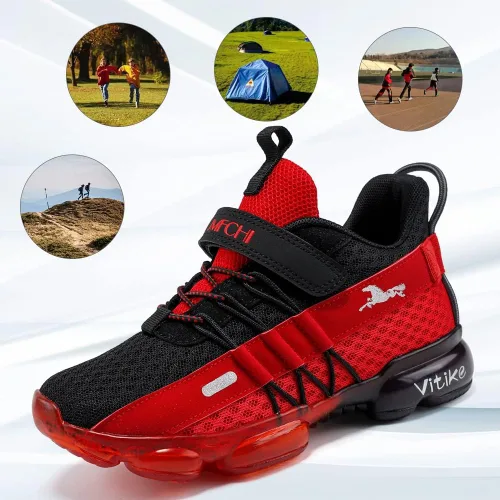 Vista 5 de VITUOFLY Boys Sneakers Kids Running Shoes Girls Mesh Fitness Shoe Indoor Training Sneaker Lightweight Outdoor Sports Athletic Tennis Shoes for