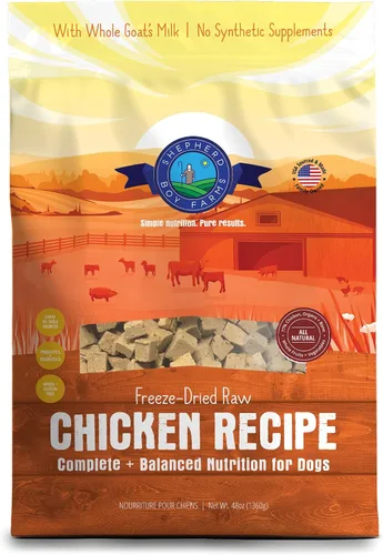 Vista 13 de Shepherd Boy Farms Alimento crudo liofilizado para perros, receta de cocodrilo, totalmente natural, sin sintéticos, fabricado en Estados Unidos