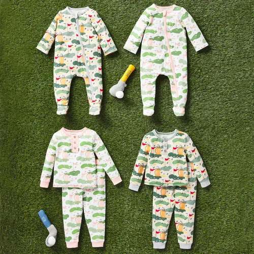 Vista 5 de Mud Pie Conjunto de pijama deportivo para niña pequeña
