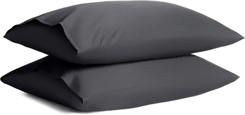 Vista 10 de Brooklinen Juego de fundas de almohada de satén de lujo con calidad de Blanco