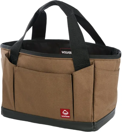 Vista 9 de WOLVERINE Tool Bag Tote Utility Roll Durable Nailhead Nylon, Adjustable Straps, and Versatile Pockets