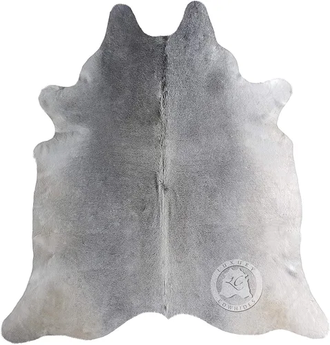 Vista 11 de Sunshine Cowhides Alfombra 100% de piel de vaca beige Palomino, alfombra de estilo moderno de piel de animal y alfombra para el suelo, alfombra