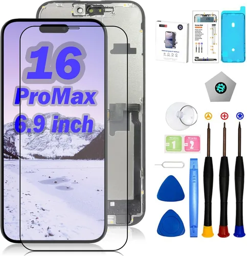 Vista 17 de EFAITHFIX para iPhone 11 Reemplazo de pantalla LCD de 6.1 pulgadas, ensamblaje de marco, pantalla LCD y digitalizador de pantalla táctil 3D con kit